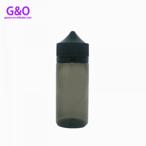 10ml 20ml 30ml 50ml 100ml 120ml botella de unicornio negro botella rechoncha botellas de gorila botellas eliquid contenedor de gotero de plástico para mascotas