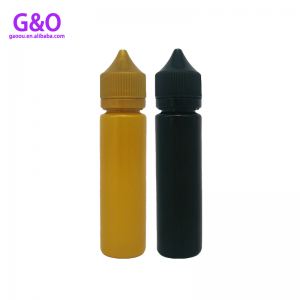 60ml botella marrón negro eliquid vape botella eliquid botellas rechonchas botellas de gorila contenedor de unicornio contenedor de gotero de recarga de aceite de humo